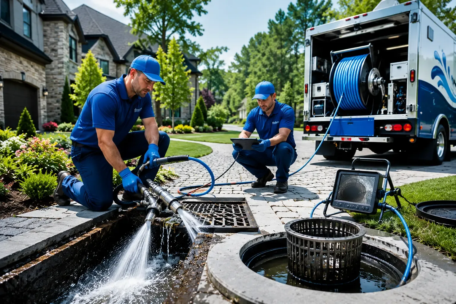 Local outdoor drain cleaning professionals in Chase, MI