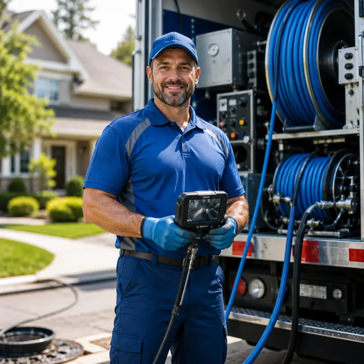Local outdoor drain cleaning specialists in Chase, MI